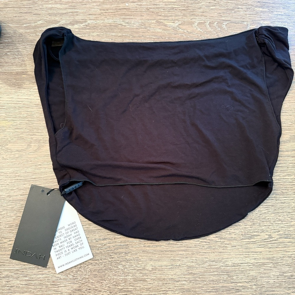 NWT Indah Black Soho Mini Skirt and Maha Top Two-Piece Set XS - Picture 14 of 15